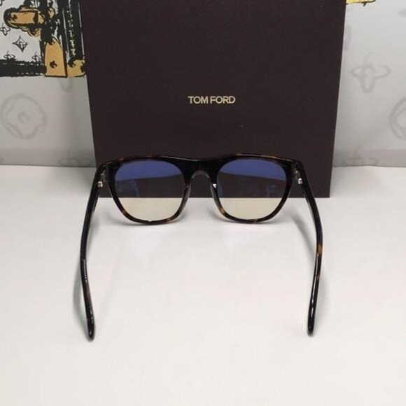 Tom Ford TF5895-B 052 Dark Havana Square Eyeglasses NEW - Picture 13 of 13